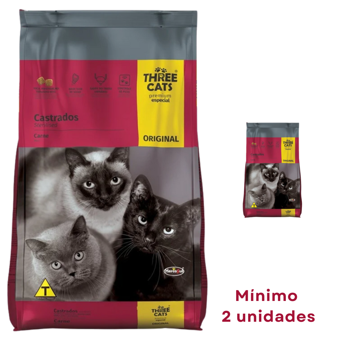 Three Cats Original Gato Castrado 10 kg
