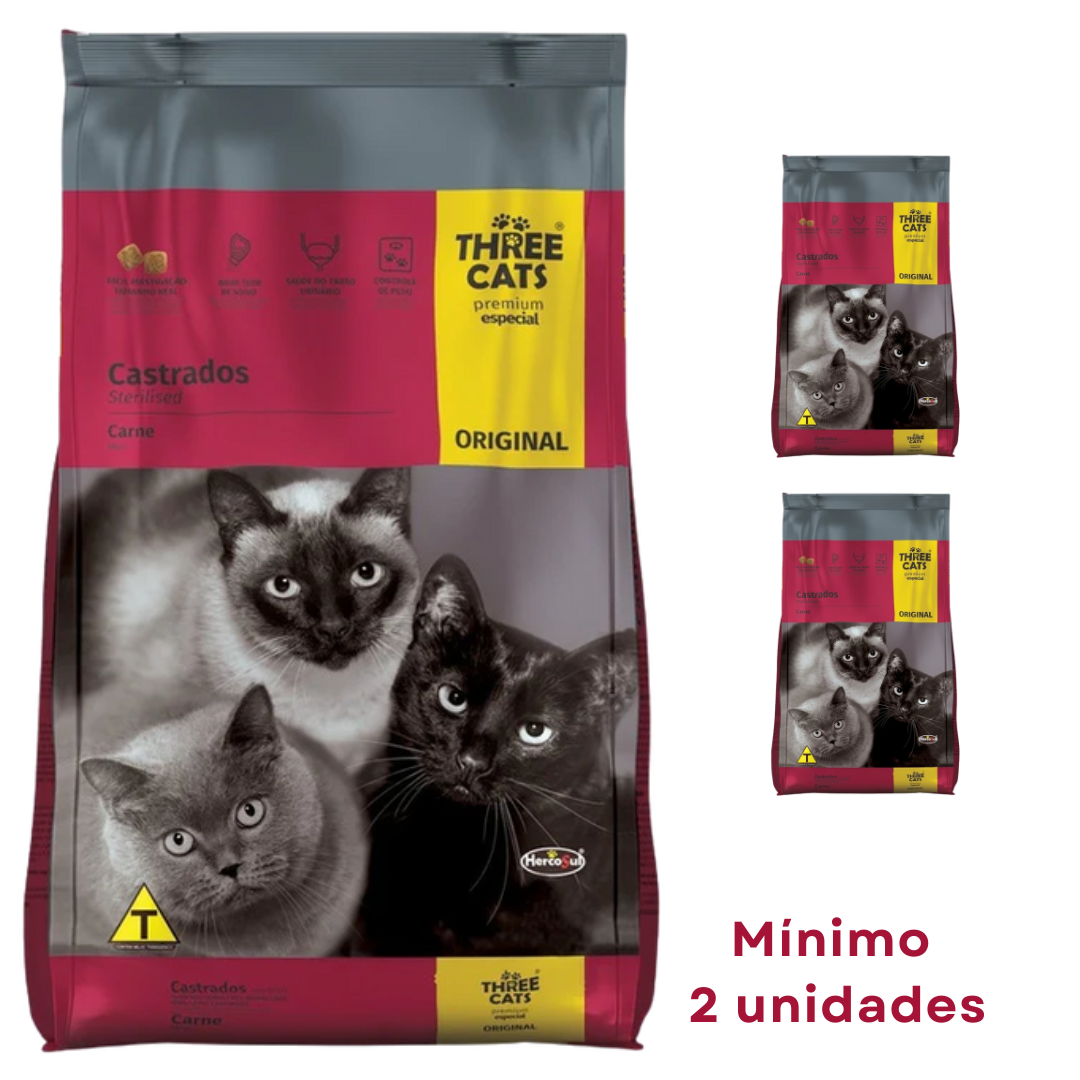 Three Cats Original Gato Castrado 15 kg