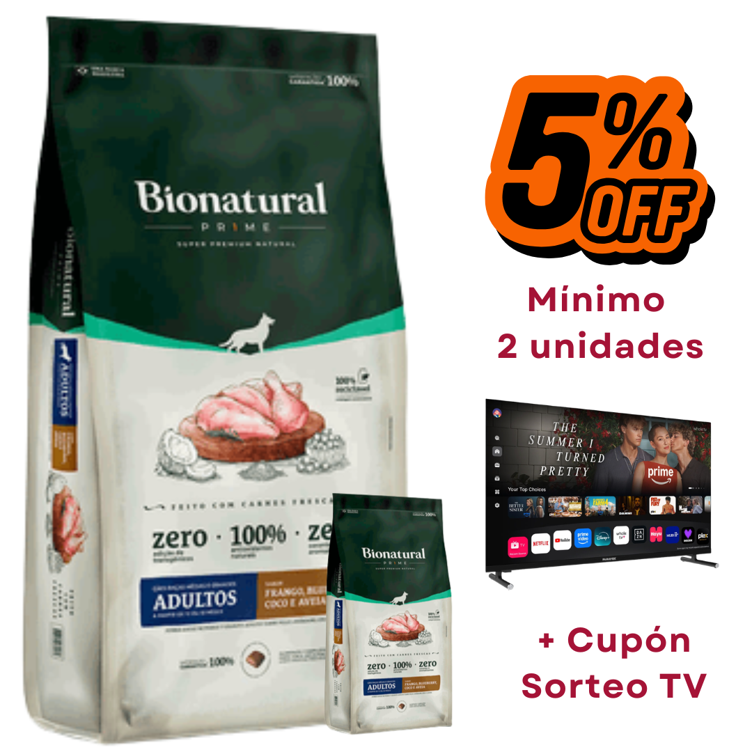 Bionatural Perro Adulto 15kg + 2,5kg
