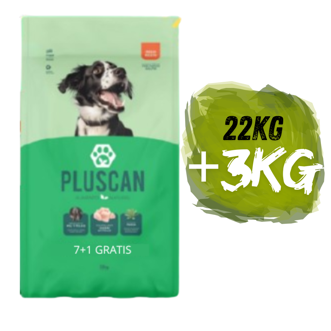 Pluscan Perro Adulto 22+3kg