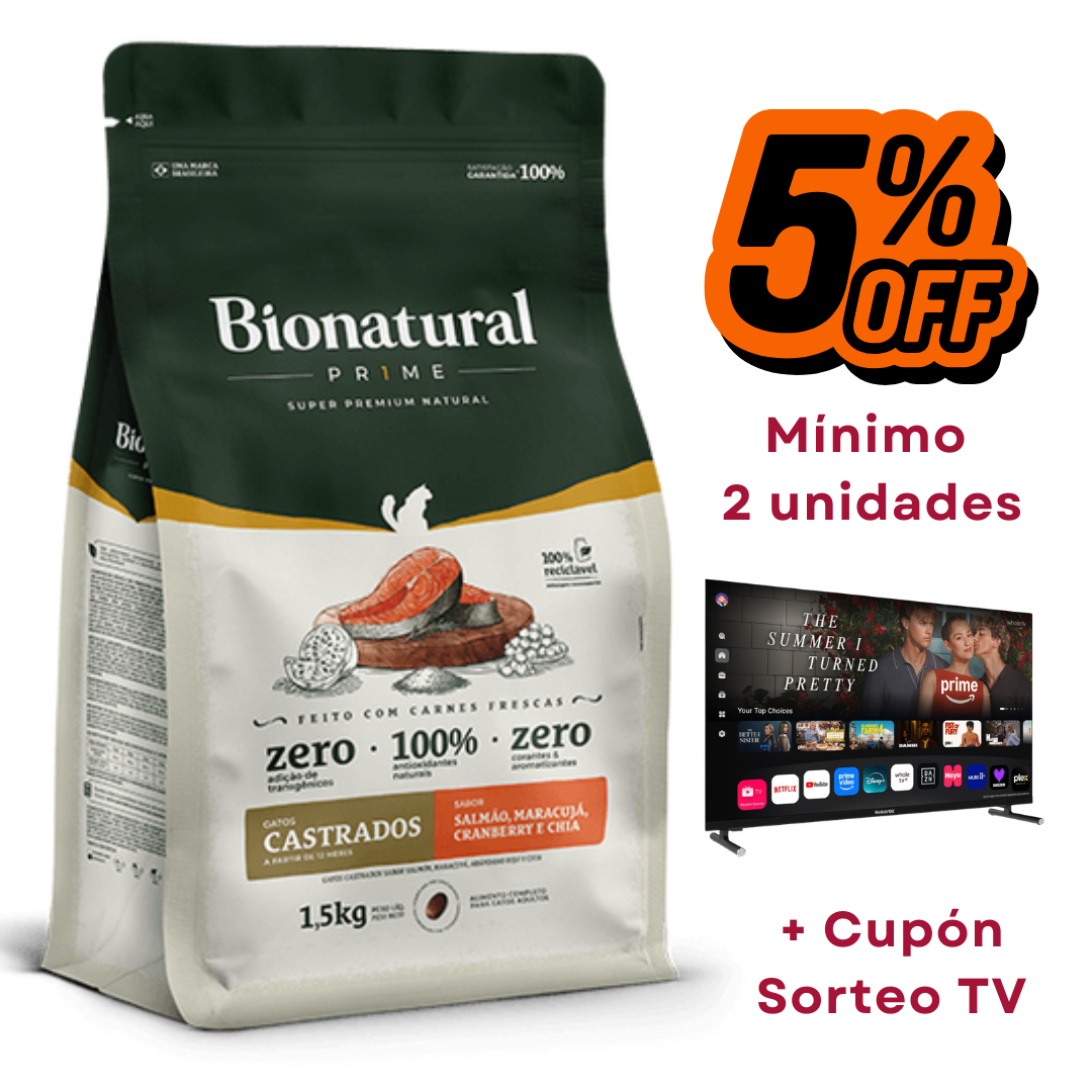 Bionatural Gato Adulto Castrado 7,5 kg