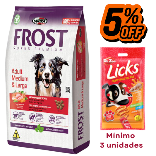 Frost Perro Adulto Raza Mediana y Grande 17 kg