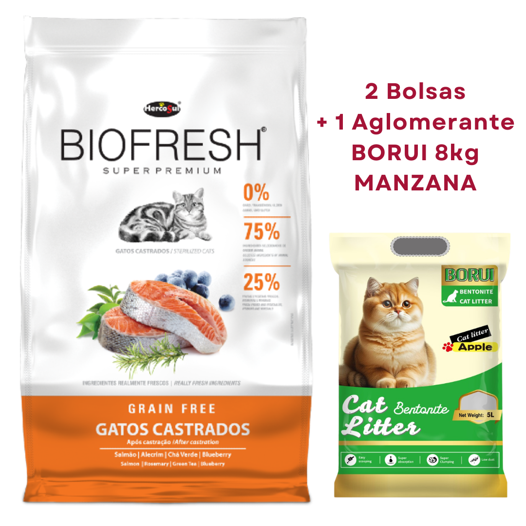 Biofresh Gato Castrado Salmon 7,5 kg